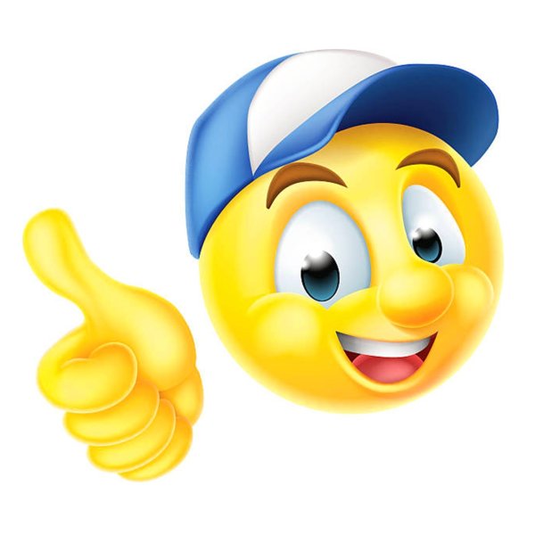 Смайлик мальчик в кепке