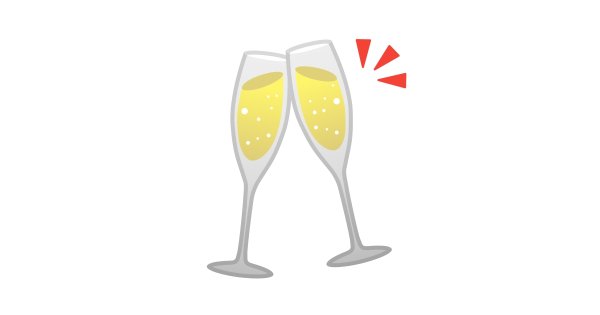 ЭМОДЖИ бокал шампанского