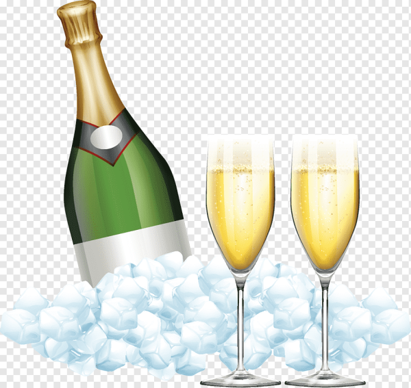 Смайлик шампанское