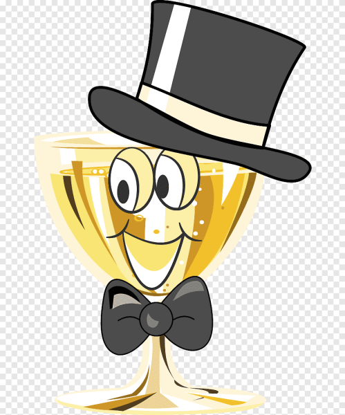 Смайлик шампанское