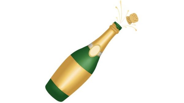 Смайлик шампанское