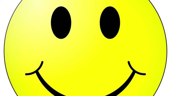 Смайлик улыбка с прищуром