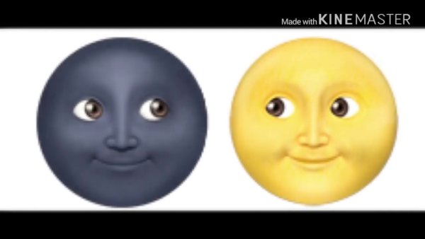 Луна смайлик