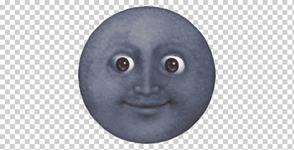 Луна смайлик