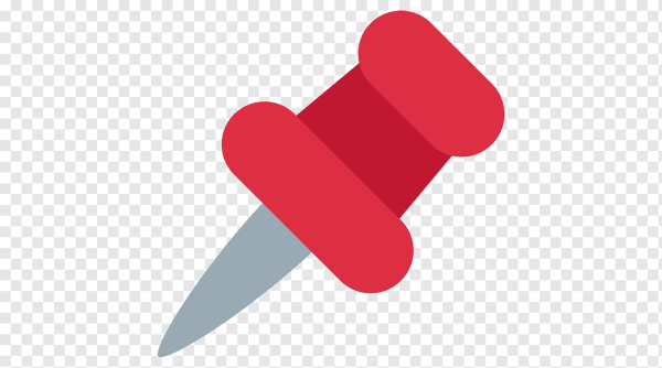 Значок канцелярской кнопки