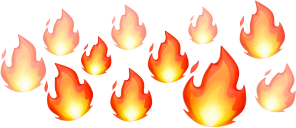 Emoji iphone огонь