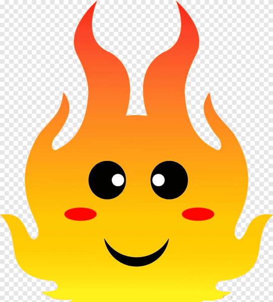 Огонь мультяшный