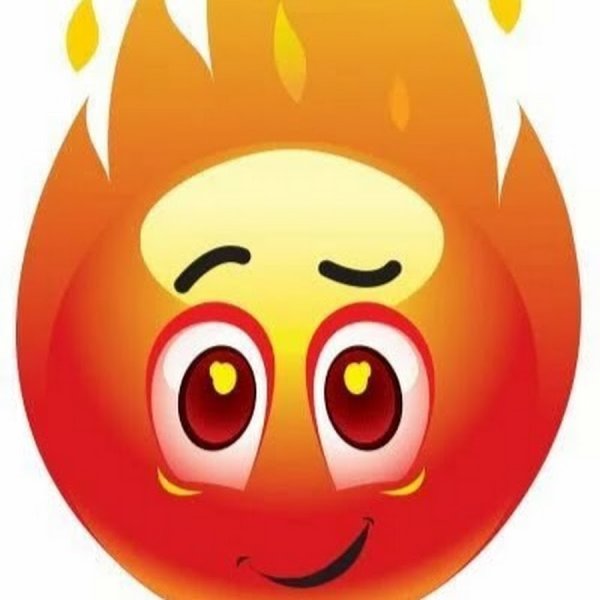 Смайлик огонек