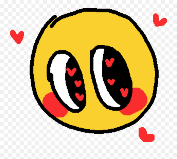 Смущенный смайлик нарисованный