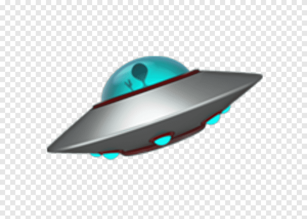 Космическая тарелка без фона