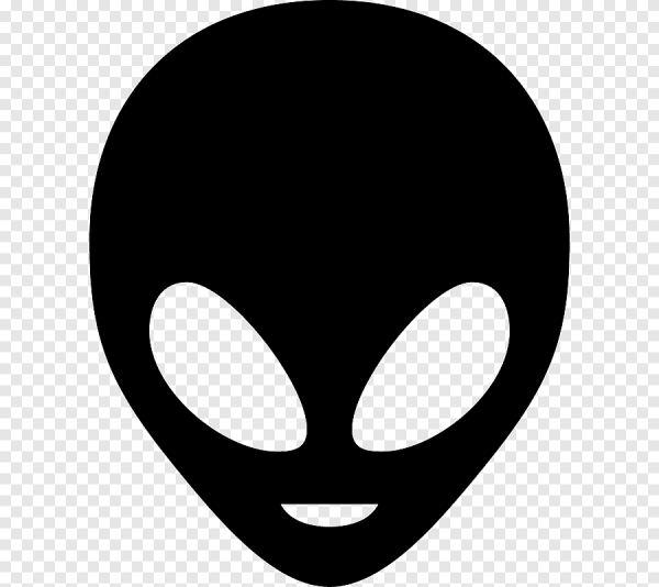 Силуэт инопланетянина