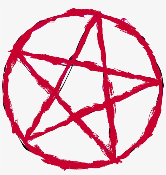 Красная звезда пентаграмма