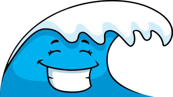 Морская волна смайлик