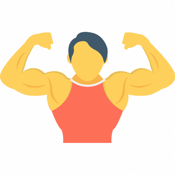 Значок силач