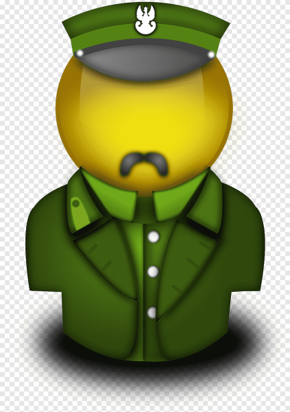 Смайлик в военной форме