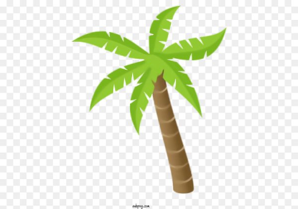 Эмодзи девочка Пальма