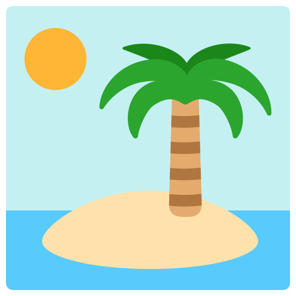 Пальма стикер