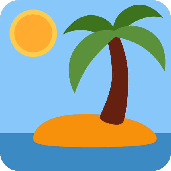 Эмодзи остров