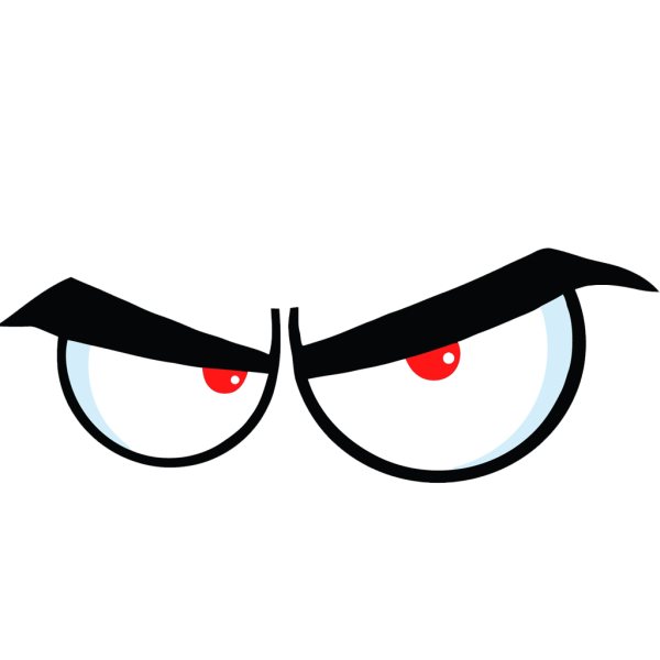 Злые глаза рисунок