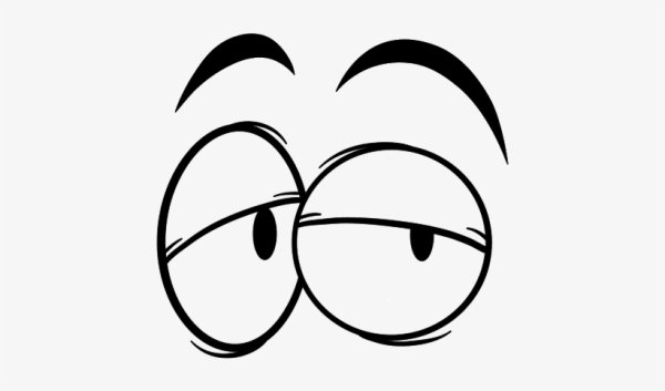 Глаза мультяшные