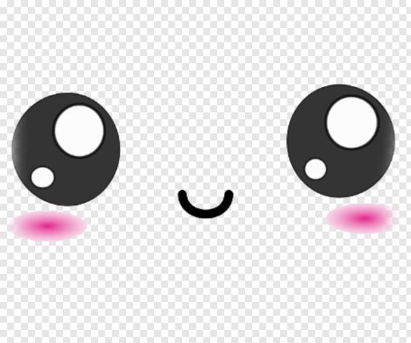 Милые глазки на прозрачном фоне