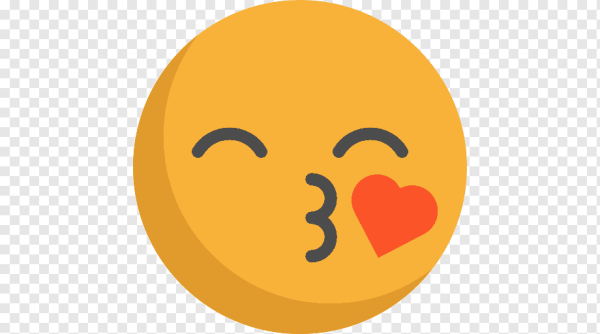 Смайлы эмодзи поцелуй