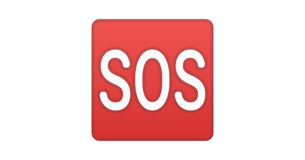 Знак SOS смайлик