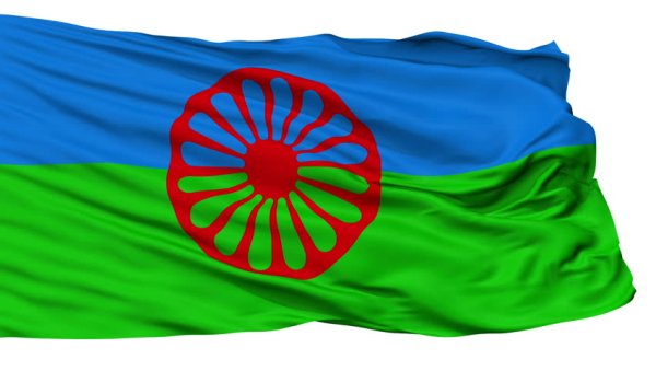 Цыганский национальный флаг