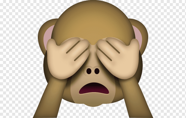 Обезьянка с закрытыми глазами