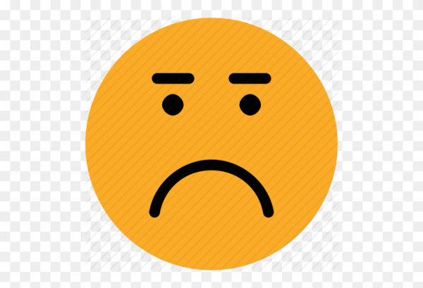 Злой смайлик с бровями