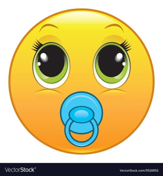 Смайлик с пустышкой