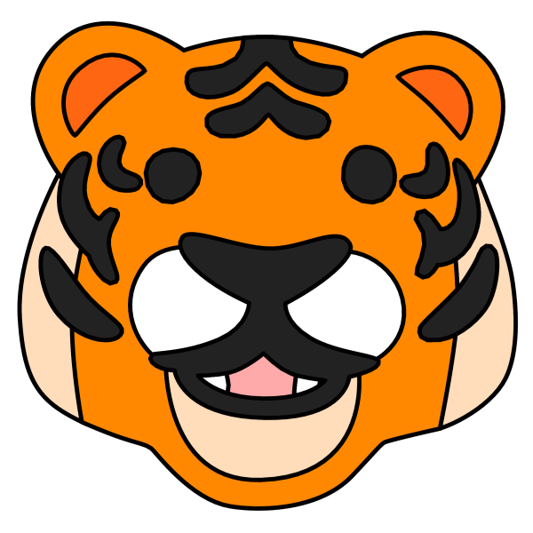 Эмодзи тигр