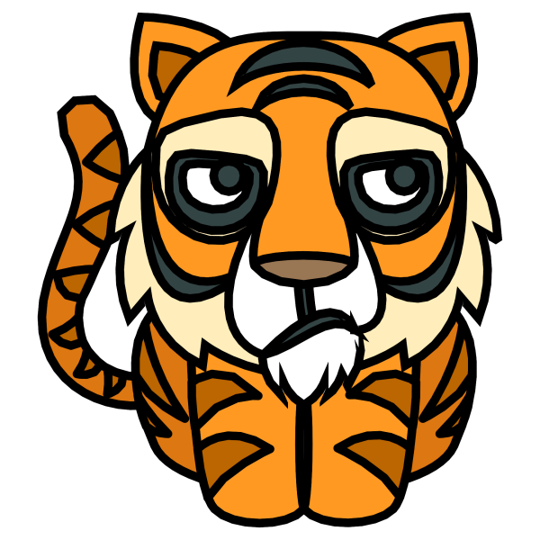Эмодзи Тигренок