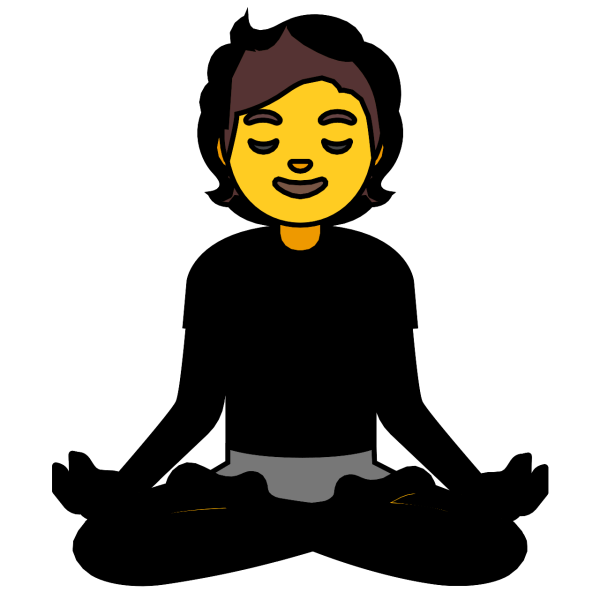 Эмодзи йога Лотос