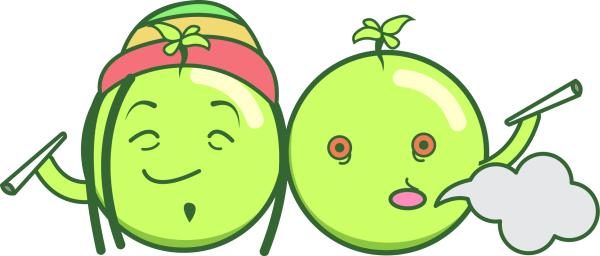 Смайлик с косяком