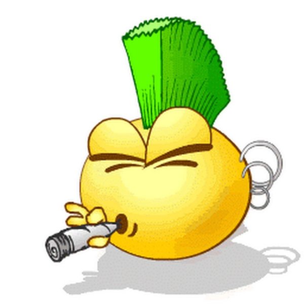 Курящий смайлик