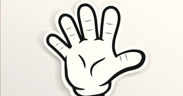 Ладошки мультяшные