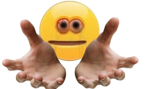 Смайлик протягивает руку