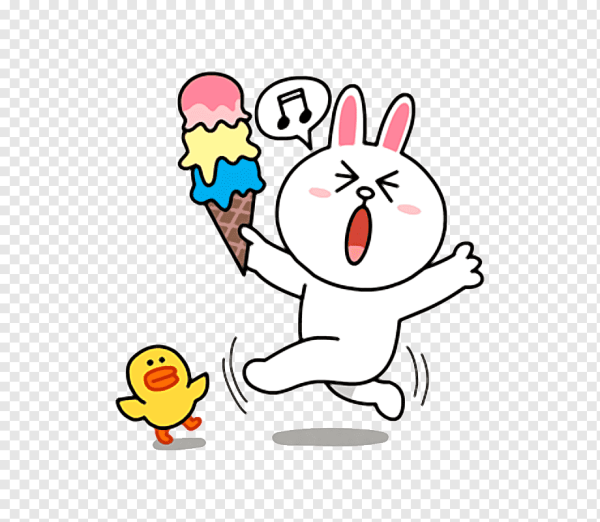 Кролик стикер