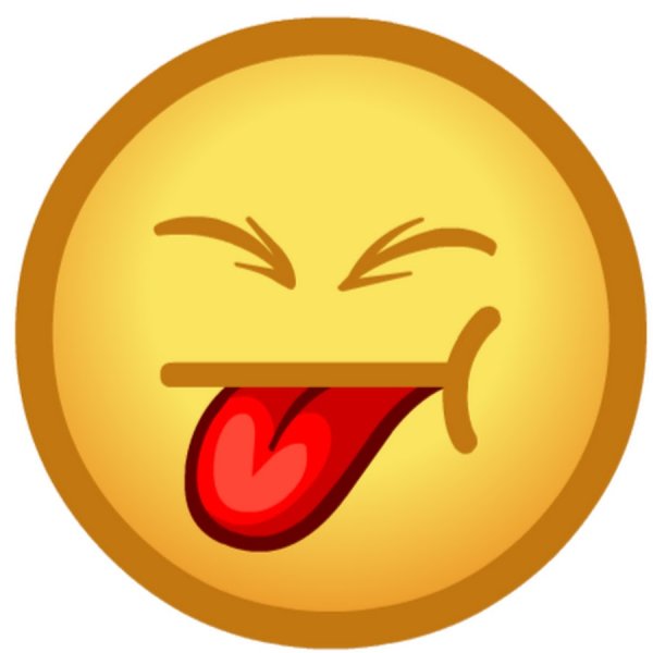 Смайлик с языком