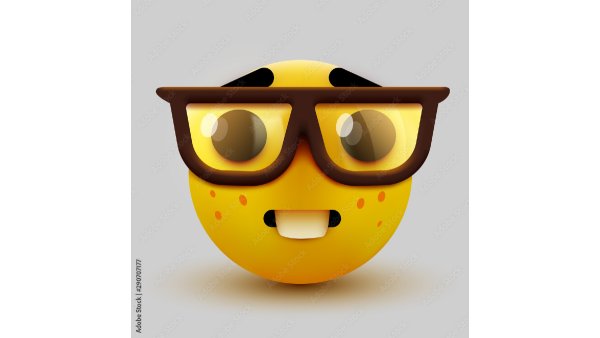 Nerd Emoji 3d