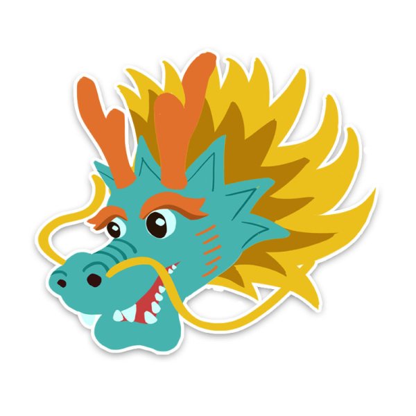 Голова китайского дракона