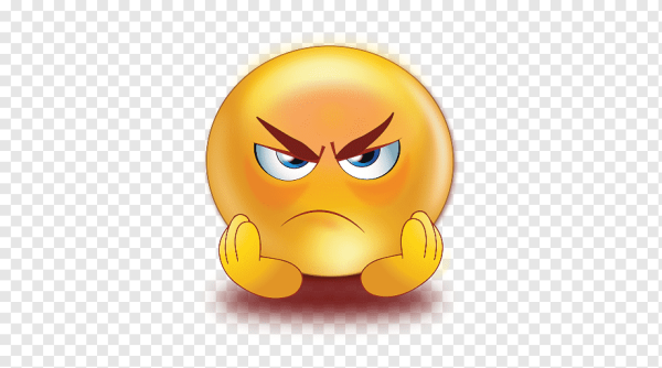 Сердитый смайлик