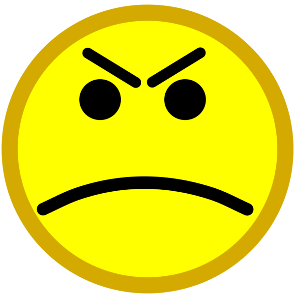 Недовольный смайлик