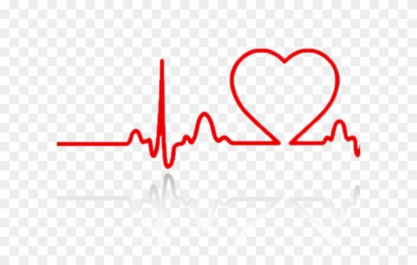 Сердце с линией пульса