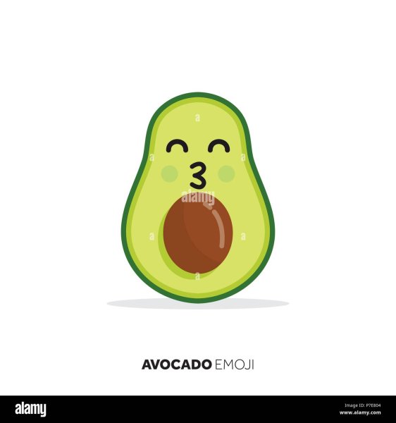 Рисунки авокадо милые легкие