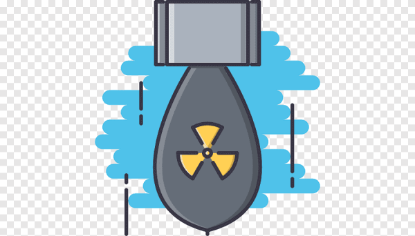 Значок атомной бомбы