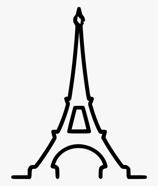 Телебашня на прозрачном фоне