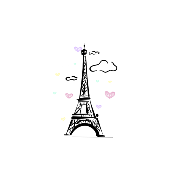 Парижская башня без фона