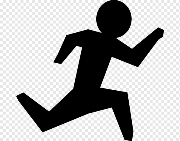Смайлик Бегущий человечек